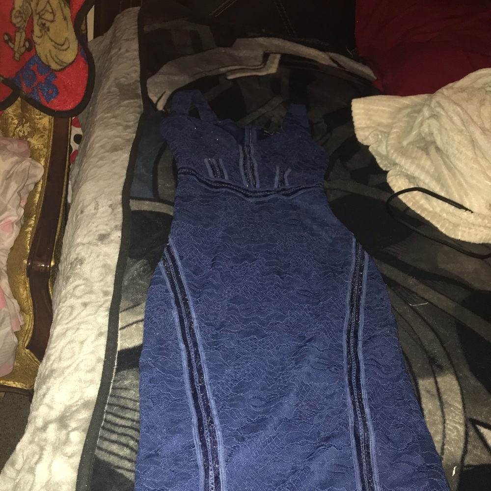 A little blue dress